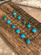 The Minidoka Turquoise Necklaces-Necklaces-Calli Co., Turquoise and Silver Jewelry, Native American Handmade, Zuni Tribe, Navajo Tribe, Brock Texas