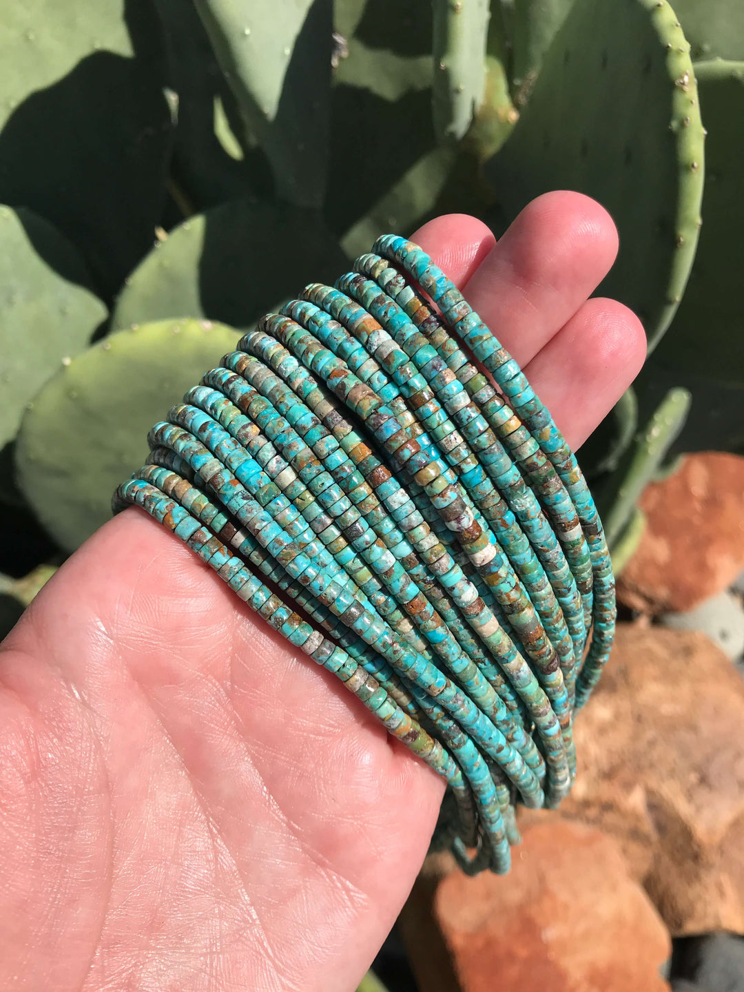 The Altuda Necklace-Necklaces-Calli Co., Turquoise and Silver Jewelry, Native American Handmade, Zuni Tribe, Navajo Tribe, Brock Texas