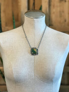 The Cardona Turquoise Necklace, 2-Necklaces-Calli Co., Turquoise and Silver Jewelry, Native American Handmade, Zuni Tribe, Navajo Tribe, Brock Texas