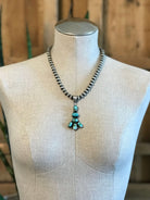 The Tomoka Pendant, 2 xx-Pendants-Calli Co., Turquoise and Silver Jewelry, Native American Handmade, Zuni Tribe, Navajo Tribe, Brock Texas