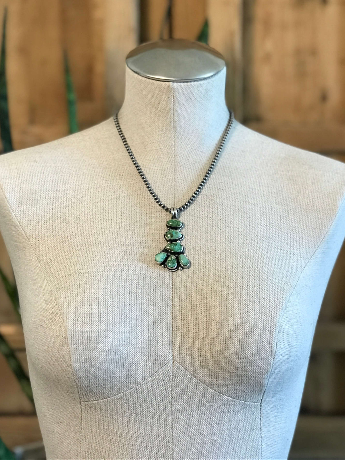 The Tomoka Pendant, 3-Pendants-Calli Co., Turquoise and Silver Jewelry, Native American Handmade, Zuni Tribe, Navajo Tribe, Brock Texas