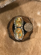 The Velarde Ring, 1-Rings-Calli Co., Turquoise and Silver Jewelry, Native American Handmade, Zuni Tribe, Navajo Tribe, Brock Texas