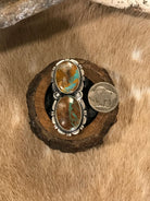 The Velarde Ring, 3-Rings-Calli Co., Turquoise and Silver Jewelry, Native American Handmade, Zuni Tribe, Navajo Tribe, Brock Texas