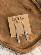 The Bradford Earrings-Earrings-Calli Co., Turquoise and Silver Jewelry, Native American Handmade, Zuni Tribe, Navajo Tribe, Brock Texas