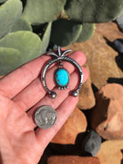 The Naja Pendant, 62-Pendants-Calli Co., Turquoise and Silver Jewelry, Native American Handmade, Zuni Tribe, Navajo Tribe, Brock Texas