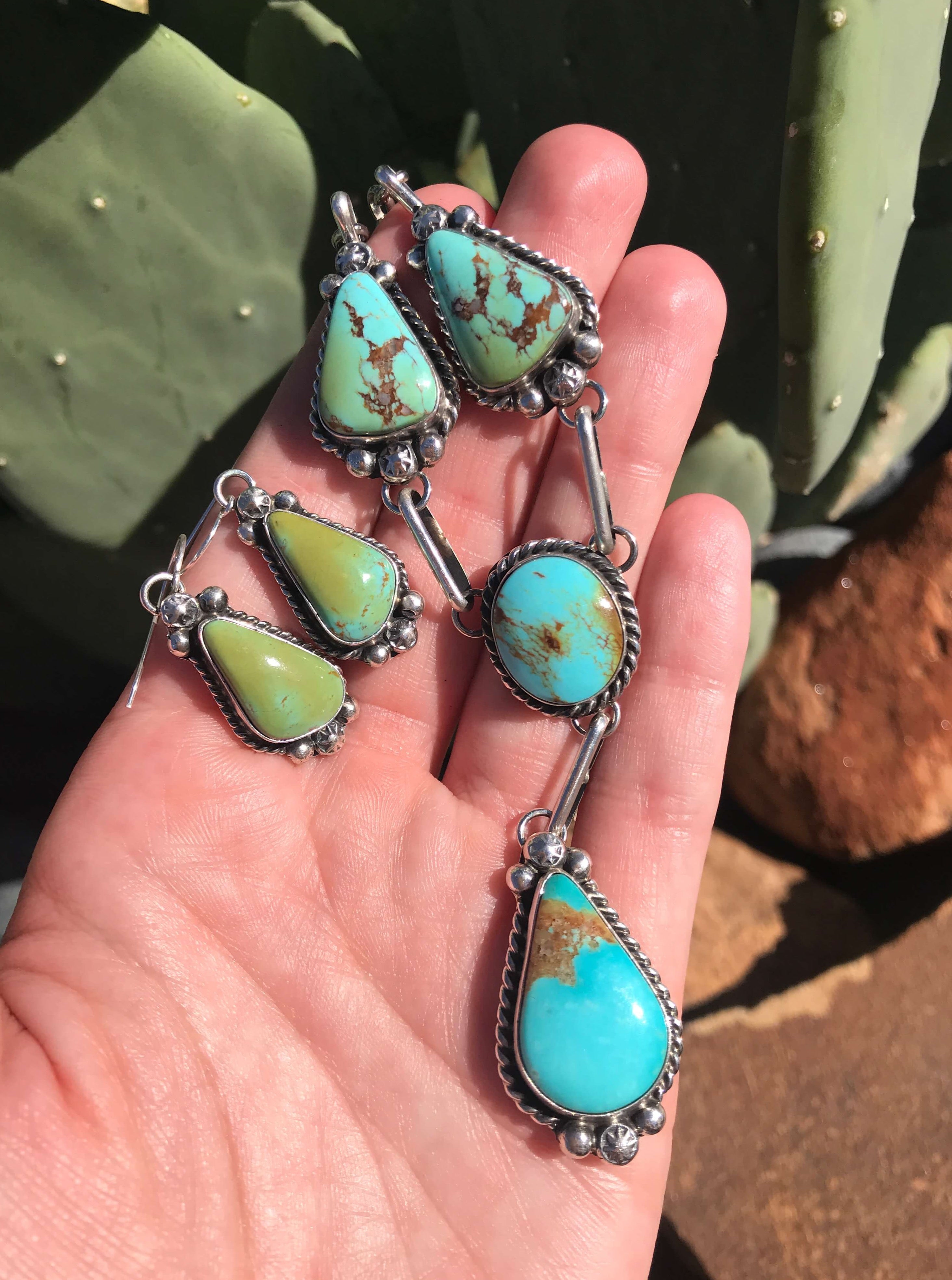 Silver store jewelry turquoise