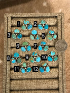 The Shaniya Adjustable Turquoise Rings-Rings-Calli Co., Turquoise and Silver Jewelry, Native American Handmade, Zuni Tribe, Navajo Tribe, Brock Texas