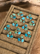 The Shaniya Adjustable Turquoise Rings-Rings-Calli Co., Turquoise and Silver Jewelry, Native American Handmade, Zuni Tribe, Navajo Tribe, Brock Texas