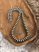 The Holden Necklace, 24"-Necklaces-Calli Co., Turquoise and Silver Jewelry, Native American Handmade, Zuni Tribe, Navajo Tribe, Brock Texas