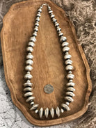 The Ames Necklace, 28"-Necklaces-Calli Co., Turquoise and Silver Jewelry, Native American Handmade, Zuni Tribe, Navajo Tribe, Brock Texas