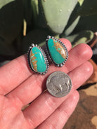 The Turquoise Studs, 93-Earrings-Calli Co., Turquoise and Silver Jewelry, Native American Handmade, Zuni Tribe, Navajo Tribe, Brock Texas