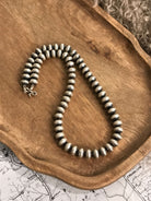 The Hydes Necklace, 18"-Necklaces-Calli Co., Turquoise and Silver Jewelry, Native American Handmade, Zuni Tribe, Navajo Tribe, Brock Texas