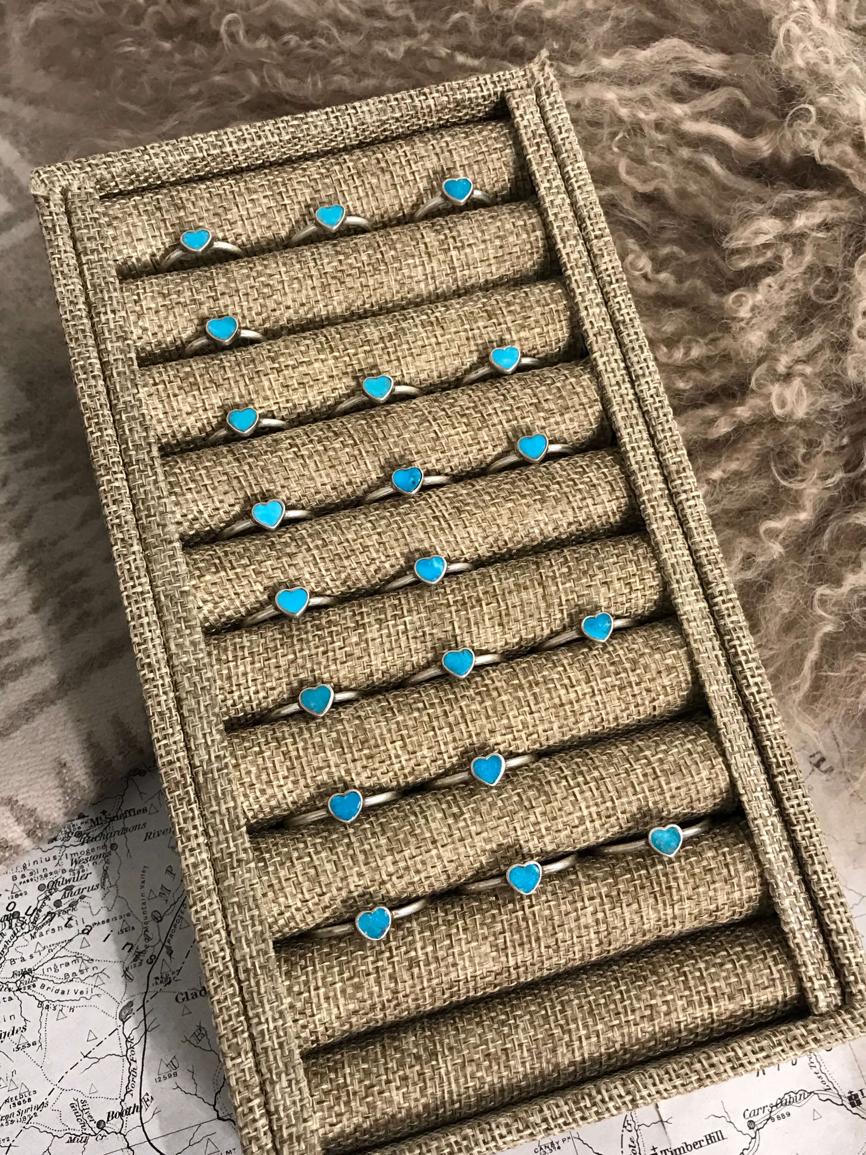 The Hearty Turquoise Ring-Rings-Calli Co., Turquoise and Silver Jewelry, Native American Handmade, Zuni Tribe, Navajo Tribe, Brock Texas