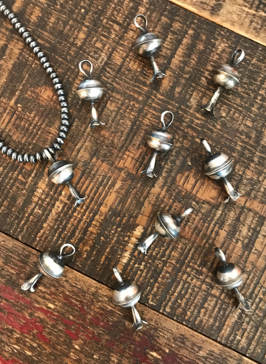 The Bloom Blossom Pendant-Pendants-Calli Co., Turquoise and Silver Jewelry, Native American Handmade, Zuni Tribe, Navajo Tribe, Brock Texas
