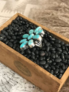 The Shilah Ring, Sz. 7-Rings-Calli Co., Turquoise and Silver Jewelry, Native American Handmade, Zuni Tribe, Navajo Tribe, Brock Texas