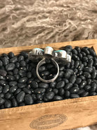 The Shilah Ring, Sz. 7-Rings-Calli Co., Turquoise and Silver Jewelry, Native American Handmade, Zuni Tribe, Navajo Tribe, Brock Texas