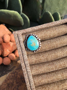 The Legend Ring, Sz 7.5-Rings-Calli Co., Turquoise and Silver Jewelry, Native American Handmade, Zuni Tribe, Navajo Tribe, Brock Texas