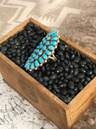 The Haverlys Ring, Sz. 9-Rings-Calli Co., Turquoise and Silver Jewelry, Native American Handmade, Zuni Tribe, Navajo Tribe, Brock Texas