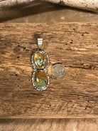 The Reeves Pendant, 3-Pendants-Calli Co., Turquoise and Silver Jewelry, Native American Handmade, Zuni Tribe, Navajo Tribe, Brock Texas
