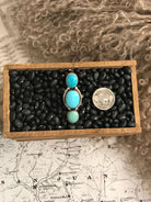 The Prime Adjustable Turquoise Ring, 3-Rings-Calli Co., Turquoise and Silver Jewelry, Native American Handmade, Zuni Tribe, Navajo Tribe, Brock Texas