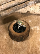 The Dromore Ring, 6-Rings-Calli Co., Turquoise and Silver Jewelry, Native American Handmade, Zuni Tribe, Navajo Tribe, Brock Texas
