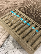 The Hawthorn Cuffs-Bracelets & Cuffs-Calli Co., Turquoise and Silver Jewelry, Native American Handmade, Zuni Tribe, Navajo Tribe, Brock Texas