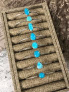 The Hawthorn Cuffs-Bracelets & Cuffs-Calli Co., Turquoise and Silver Jewelry, Native American Handmade, Zuni Tribe, Navajo Tribe, Brock Texas