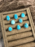 The Aster Rings-Rings-Calli Co., Turquoise and Silver Jewelry, Native American Handmade, Zuni Tribe, Navajo Tribe, Brock Texas