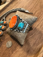 The Wynn Royston and Spiny Squash Blossom Set-Necklaces-Calli Co., Turquoise and Silver Jewelry, Native American Handmade, Zuni Tribe, Navajo Tribe, Brock Texas