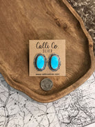 The Turquoise Studs, 76-Earrings-Calli Co., Turquoise and Silver Jewelry, Native American Handmade, Zuni Tribe, Navajo Tribe, Brock Texas