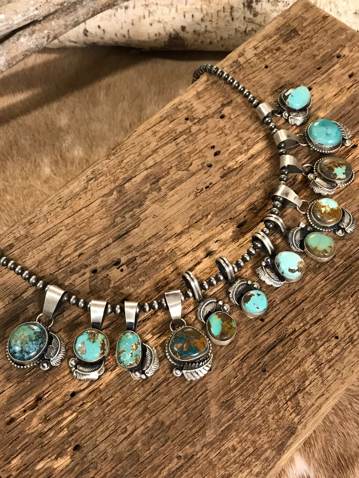 The Mondovi Pendants-Pendants-Calli Co., Turquoise and Silver Jewelry, Native American Handmade, Zuni Tribe, Navajo Tribe, Brock Texas