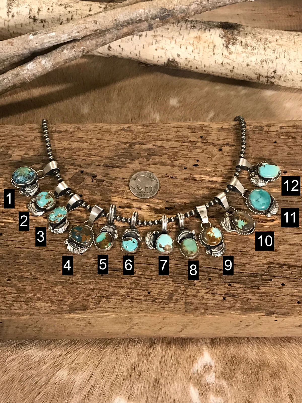 The Mondovi Pendants-Pendants-Calli Co., Turquoise and Silver Jewelry, Native American Handmade, Zuni Tribe, Navajo Tribe, Brock Texas