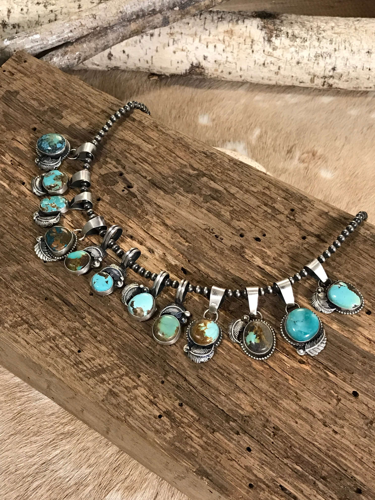 The Mondovi Pendants-Pendants-Calli Co., Turquoise and Silver Jewelry, Native American Handmade, Zuni Tribe, Navajo Tribe, Brock Texas