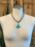 The Basin Pendant-Pendants-Calli Co., Turquoise and Silver Jewelry, Native American Handmade, Zuni Tribe, Navajo Tribe, Brock Texas