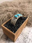 The Lucille Cuff-Bracelets & Cuffs-Calli Co., Turquoise and Silver Jewelry, Native American Handmade, Zuni Tribe, Navajo Tribe, Brock Texas