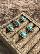 The Hot Springs Rings-Rings-Calli Co., Turquoise and Silver Jewelry, Native American Handmade, Zuni Tribe, Navajo Tribe, Brock Texas