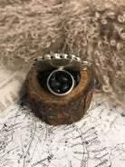 The Barrows Adjustable Turquoise Ring-Rings-Calli Co., Turquoise and Silver Jewelry, Native American Handmade, Zuni Tribe, Navajo Tribe, Brock Texas