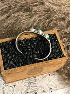 The Lousia Cuff-Bracelets & Cuffs-Calli Co., Turquoise and Silver Jewelry, Native American Handmade, Zuni Tribe, Navajo Tribe, Brock Texas