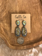 The Glendale Earrings, 30-Earrings-Calli Co., Turquoise and Silver Jewelry, Native American Handmade, Zuni Tribe, Navajo Tribe, Brock Texas