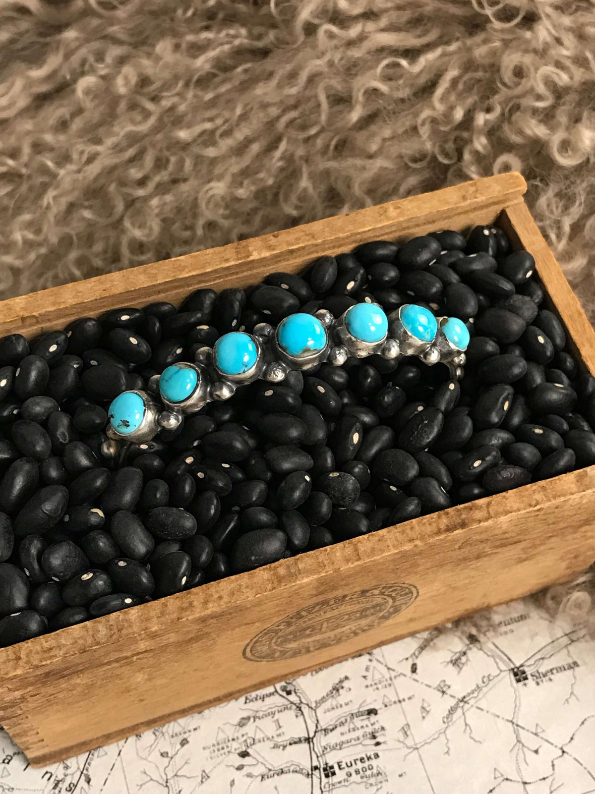 The Suagrtree Row Cuff-Bracelets & Cuffs-Calli Co., Turquoise and Silver Jewelry, Native American Handmade, Zuni Tribe, Navajo Tribe, Brock Texas