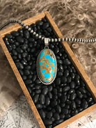 The Maricopa Pendant, 4-Pendants-Calli Co., Turquoise and Silver Jewelry, Native American Handmade, Zuni Tribe, Navajo Tribe, Brock Texas