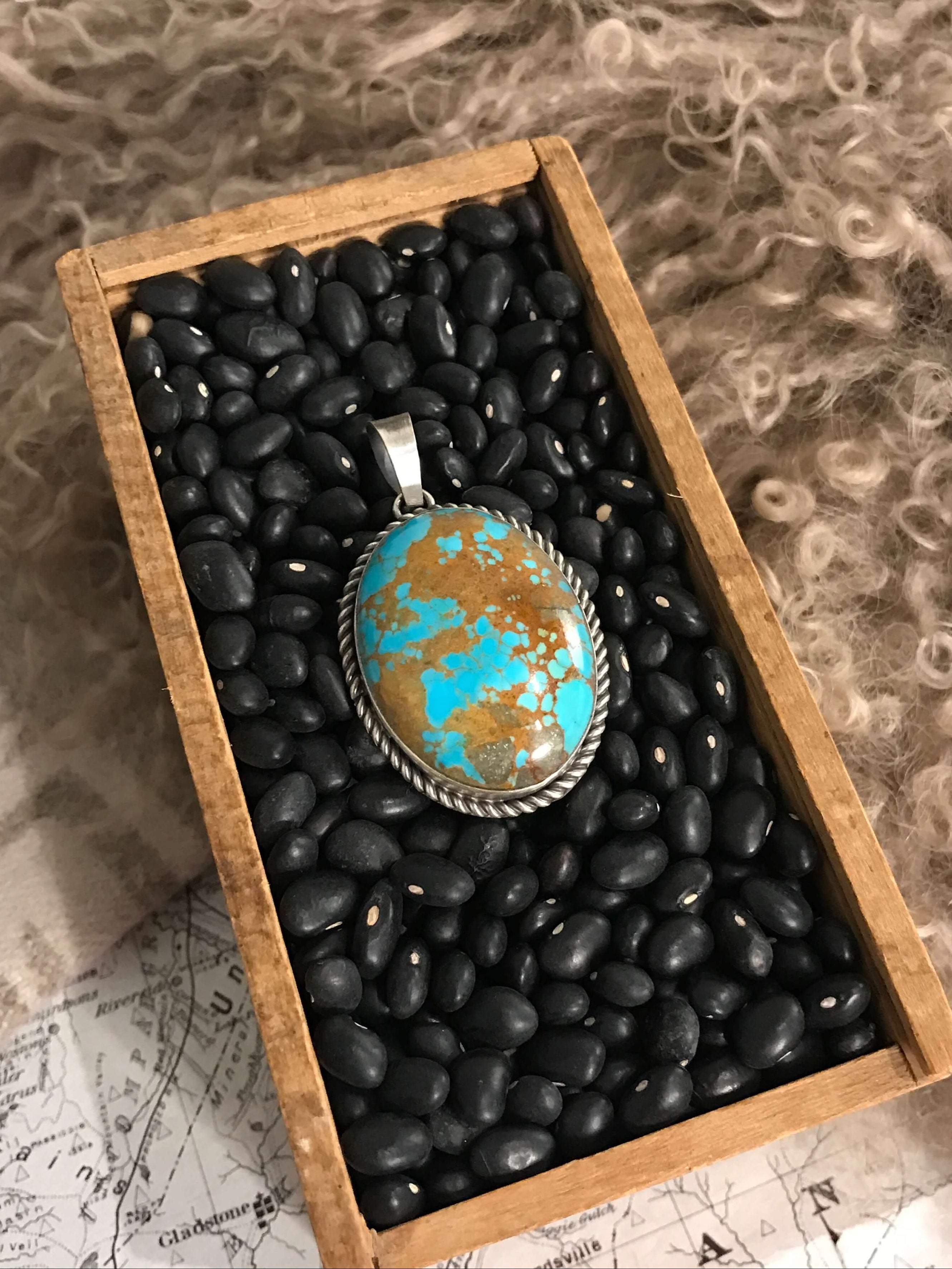 The Maricopa Pendant, 6-Pendants-Calli Co., Turquoise and Silver Jewelry, Native American Handmade, Zuni Tribe, Navajo Tribe, Brock Texas