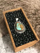 The Jesse Turquoise Pendant, 2-Pendants-Calli Co., Turquoise and Silver Jewelry, Native American Handmade, Zuni Tribe, Navajo Tribe, Brock Texas