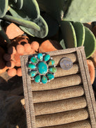The Mel Adjustable Cluster Ring, 1-Rings-Calli Co., Turquoise and Silver Jewelry, Native American Handmade, Zuni Tribe, Navajo Tribe, Brock Texas