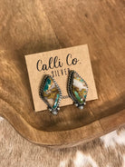 The Turquoise Studs, 18-Earrings-Calli Co., Turquoise and Silver Jewelry, Native American Handmade, Zuni Tribe, Navajo Tribe, Brock Texas