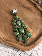 The Deadwood Pendant-Pendants-Calli Co., Turquoise and Silver Jewelry, Native American Handmade, Zuni Tribe, Navajo Tribe, Brock Texas