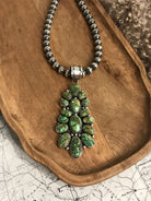 The Deadwood Pendant-Pendants-Calli Co., Turquoise and Silver Jewelry, Native American Handmade, Zuni Tribe, Navajo Tribe, Brock Texas