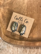 The Turquoise Studs, 19-Earrings-Calli Co., Turquoise and Silver Jewelry, Native American Handmade, Zuni Tribe, Navajo Tribe, Brock Texas