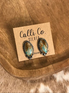 The Turquoise Studs, 22-Earrings-Calli Co., Turquoise and Silver Jewelry, Native American Handmade, Zuni Tribe, Navajo Tribe, Brock Texas