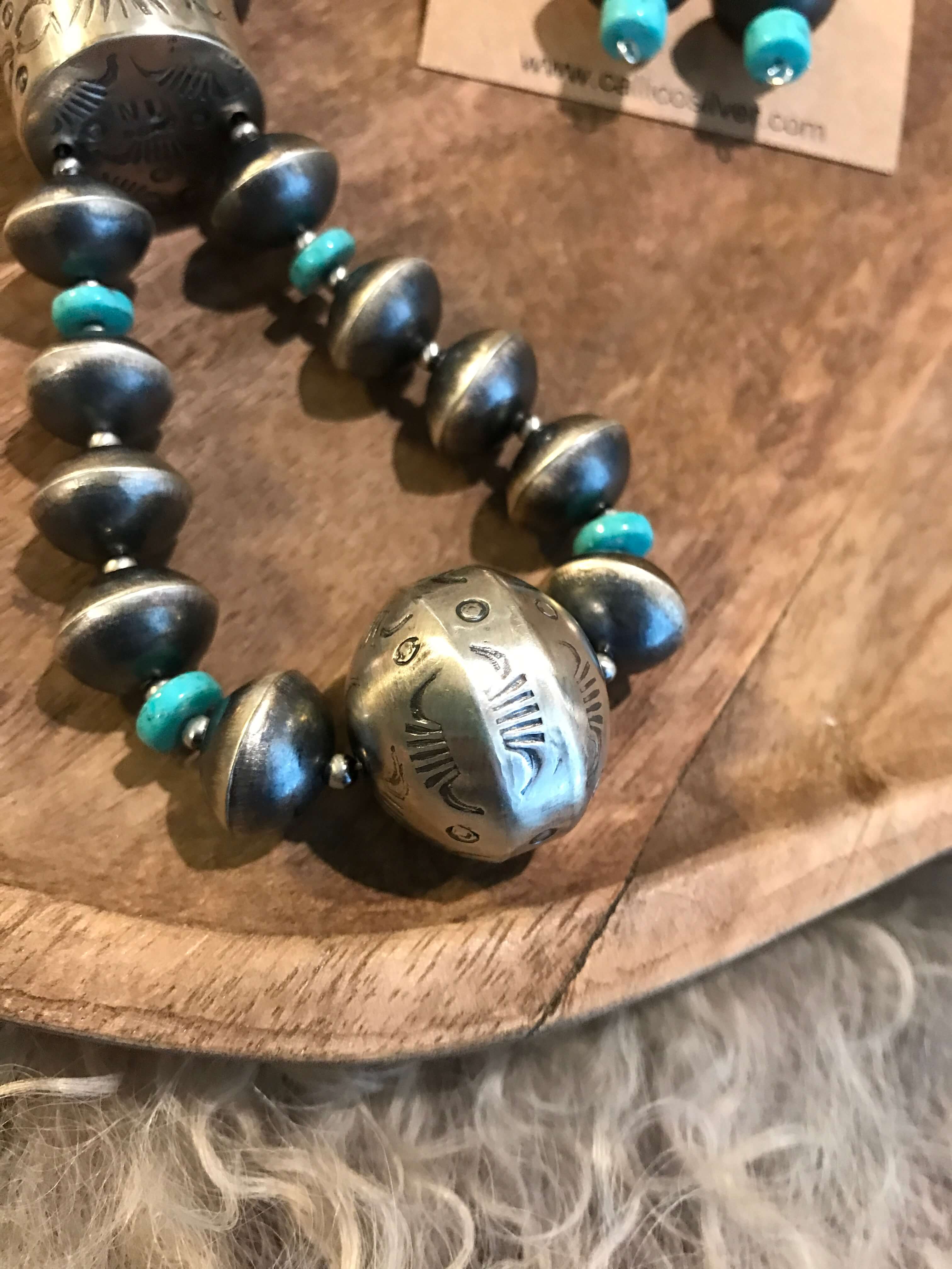 The Blainey Turquoise Jacla Necklace Set – Calli Co. Silver